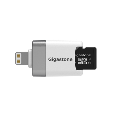 Gigastone MicroSD Card Reader - iPhone - Mac Ops